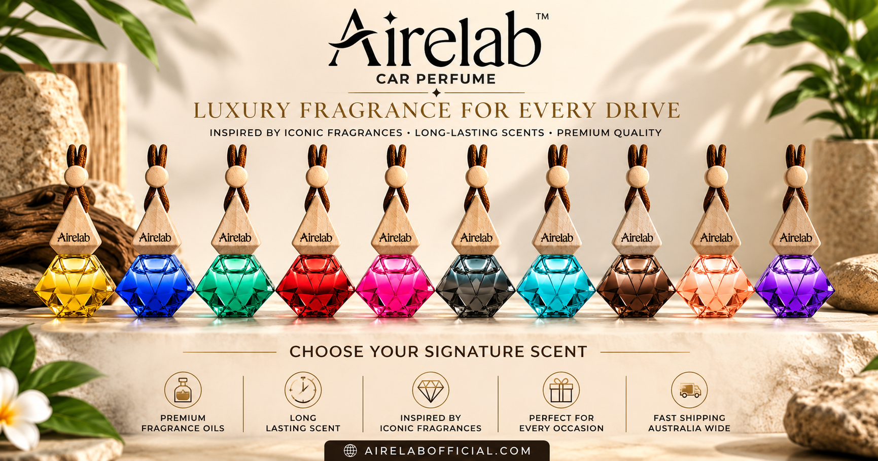 Airelab | Premium Car Perfume & Luxury Car Air Fresheners Australia
