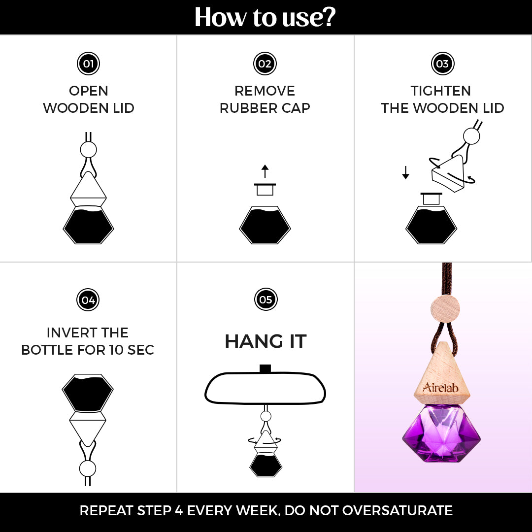 Baccarat Rouge 540 Inspired Car Air Freshener - White Musk